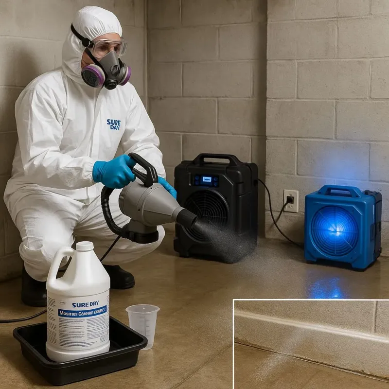 Sanitization and Odor Removal process in Somerset County, PA